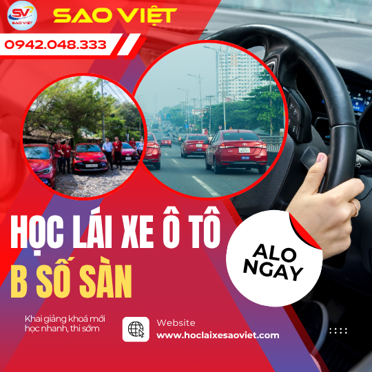 KHÓA HỌC LÁI XE B SỐ SÀN