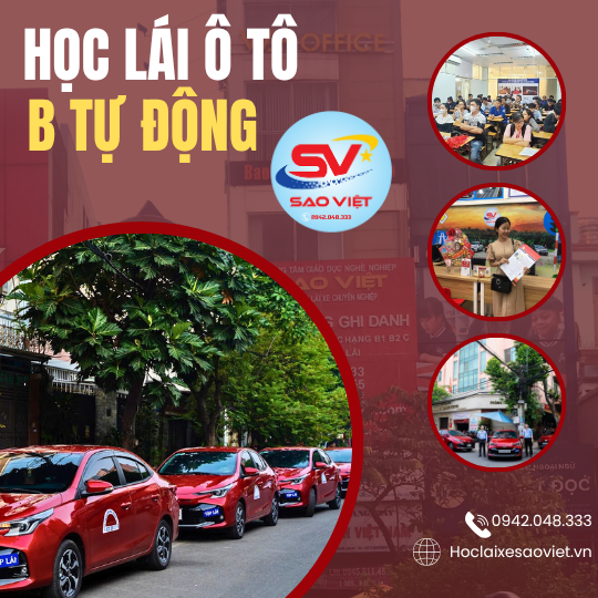 KHOÁ HỌC LÁI XE B SỐ TỰ ĐỘNG